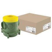 Установочная коробка СП 82х80х91,5мм, для заливки в бетон, TDM