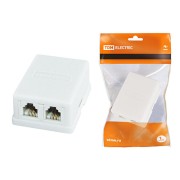 Телефонная розетка 2x6Р-4С TDM