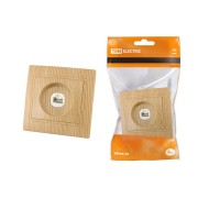 Розетка телефонная RJ11 "ЭКО" (сосна) "Таймыр" TDM