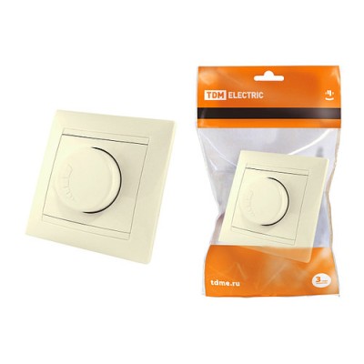 Светорегулятор RL 300 Вт сл. кость "Лама" TDM Светорегулятор RL 300 Вт сл. кость "Лама" TDM