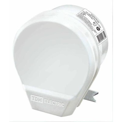 Разъём РШ-ВШ 32А 250В 2Р+РЕ СУ белый TDM Разъём РШ-ВШ 32А 250В 2Р+РЕ СУ белый TDM