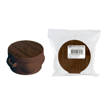 Распаячная коробка ОП D65х40мм, крышка , "ЭКО" (венге), IP54, 4вх. инд. штрихкод TDM Распаячная коробка ОП D65х40мм, крышка , "ЭКО" (венге), IP54, 4вх. инд. штрихкод TDM