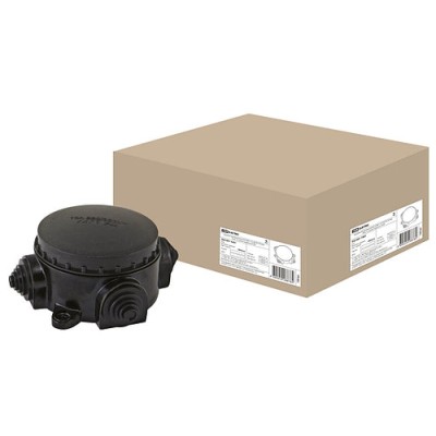 Коробка электромонтажная КЭМ 1-10-3М ОП D72 мм IP44, 3-х рожк. (карболит) TDM Коробка электромонтажная КЭМ 1-10-3М ОП D72 мм IP44, 3-х рожк. (карболит) TDM