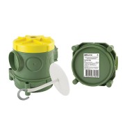 Установочная коробка СП 82х80х90,5мм, крюк для люстры, гайка, для заливки в бетон, инд. штрихкод, TDM