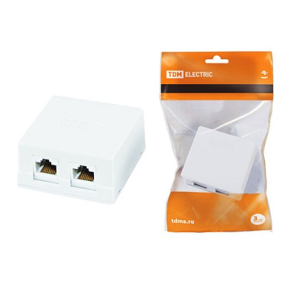 Компьютерная розетка 2xRJ-45 TDM Компьютерная розетка 2xRJ-45 TDM