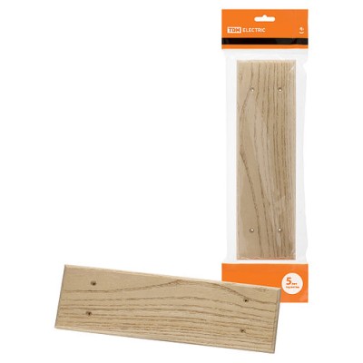 Накладка на бревно деревянная универсальная НБУ 1Пх4 280 мм, сосна TDM Накладка на бревно деревянная универсальная НБУ 1Пх4 280 мм, сосна TDM