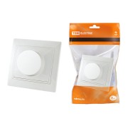 Светорегулятор поворотный RL 600 Вт белый "Таймыр" TDM