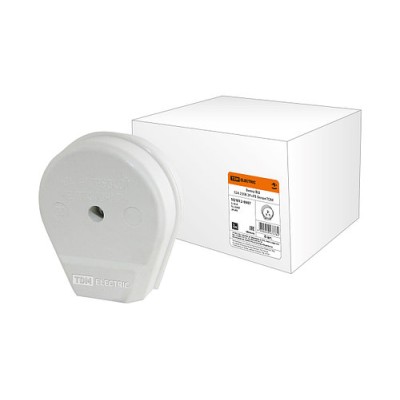 Вилка ВШ 32А 250В 2Р+РЕ белая TDM Вилка ВШ 32А 250В 2Р+РЕ белая TDM