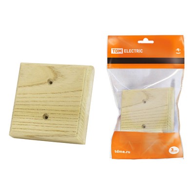 Накладка на бревно деревянная универсальная НБУ 1П 95х95 мм, сосна TDM Накладка на бревно деревянная универсальная НБУ 1П 95х95 мм, сосна TDM