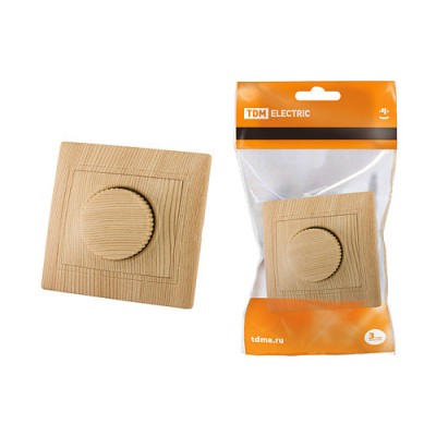 Светорегулятор поворотный RL 600 Вт "ЭКО" (сосна) "Таймыр" TDM Светорегулятор поворотный RL 600 Вт "ЭКО" (сосна) "Таймыр" TDM