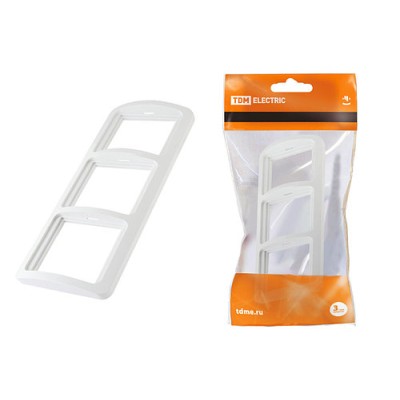 Рамка 3-ая горизонтальная белая "Валдай" TDM Рамка 3-ая горизонтальная белая "Валдай" TDM