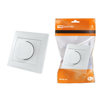 Светорегулятор RL 300 Вт белый "Лама" TDM Светорегулятор RL 300 Вт белый "Лама" TDM