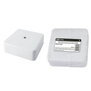 Коробка распаячная КР 50х50х20 ОП белая, IP40, с клем. колодкой, инд. штрихкод TDM