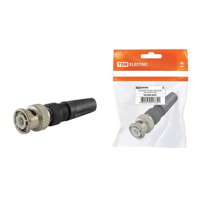 Штекер BNC под винт с колпачком, инд. упаковка TDM Штекер BNC под винт с колпачком, инд. упаковка TDM