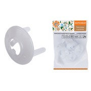 Заглушка в розетку от детей с ключом (набор 6шт.) Народная