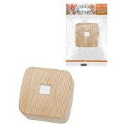 Розетка компьютерная (RJ-45) открытой установки IP20, сосна "Дача" Народная