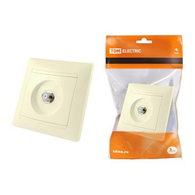 Розетка SAT (F-разъем) 0-2400МГц сл. кость "Лама" TDM Розетка SAT (F-разъем) 0-2400МГц сл. кость "Лама" TDM