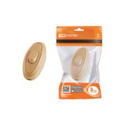 Выключатель на шнур 6А 250В ЭКО сосна TDM