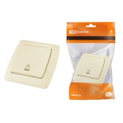 Кнопка звонковая 6А сл. кость "Онега" TDM