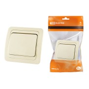 Выключатель 1-кл. 10А сл. кость "Валдай" TDM