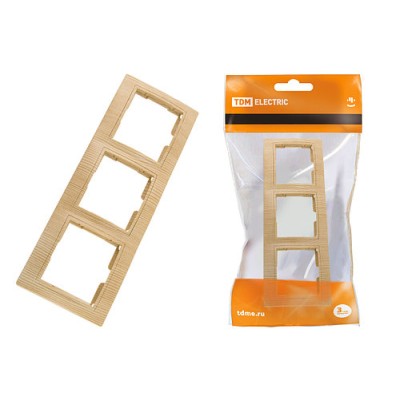 Рамка 3-х постовая горизонтальная "ЭКО" (сосна) "Таймыр" TDM Рамка 3-х постовая горизонтальная "ЭКО" (сосна) "Таймыр" TDM