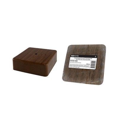 Коробка распаячная КР 50х50х20 ОП бук IP40, инд. штрихкод TDM Коробка распаячная КР 50х50х20 ОП бук IP40, инд. штрихкод TDM