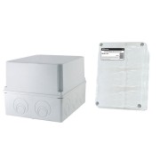 Распаячная коробка ОП 240х195х165мм, крышка, IP55, кабельные ввода d28-3 шт., d37-2 шт., TDM