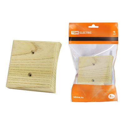 Накладка на бревно деревянная универсальная НБУ 1П 240 мм, сосна TDM Накладка на бревно деревянная универсальная НБУ 1П 240 мм, сосна TDM