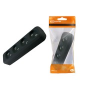 Колодка розеточная 4 гнезда 2П б/з 10А 250В черная TDM