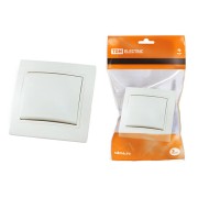 Выключатель 1 кл. 10А белый "Таймыр" TDM