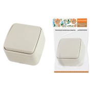 Выключатель 1-кл. открытой установки IP20 10А, сл. кость "Дача" Народная