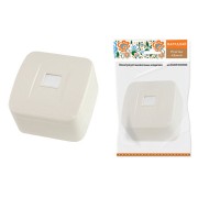 Розетка компьютерная (RJ-45) открытой установки IP20, сл. кость "Дача" Народная