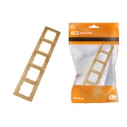 Рамка 5 постовая горизонтальная "ЭКО" (сосна) "Таймыр" TDM