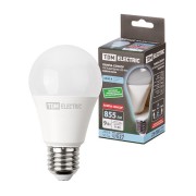 Лампа светодиодная А60-9 Вт-230 В-4000 К-E27 "СЕНСОР" TDM