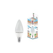 Лампа светодиодная FС37-10 Вт-230 В -6500 К–E14 Народная