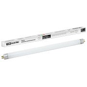 Лампа люминесцентная линейная двухцокольная ЛЛ-16/8 Вт, T5/G5, 6500 К, длина 302,5мм TDM