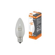 Лампа накаливания "Свеча матовая" 60 Вт-230 В-Е27 TDM