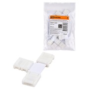 Коннектор для жесткого T-соединения двух светодиодных лент шириной 10 мм, TDM