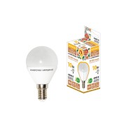 Лампа светодиодная FG45-10 Вт-230 В-4000 К–E14 Народная