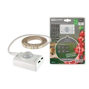Умная подсветка SMD2835-30LED/m-IP20-5В-2,4Вт-6000К(1 м),датчик движ.и освещ.,акк. Li-Ion1100мАч TDM