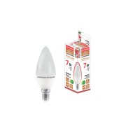 Лампа светодиодная FС37-7 Вт-230 В -3000 К–E14 Народная