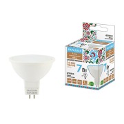 Лампа светодиодная MR16-7 Вт-230 В-6500 К–GU5,3 Народная