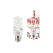 Лампа люминесцентная НЛ-FSТ2-11 Вт-2700 К–Е27 (42х93 мм)