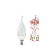Лампа светодиодная WFC37-10 Вт-230 В -3000 К–E14 (свеча на ветру) Народная
