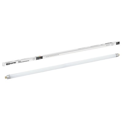 Лампа люминесцентная линейная двухцокольная ЛЛ-12/20Вт, T4/G5, 6500 К, длина 565,2мм TDM Лампа люминесцентная линейная двухцокольная ЛЛ-12/20Вт, T4/G5, 6500 К, длина 565,2мм TDM