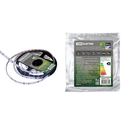 Лента светодиодная SMD5050+SMD2835 60LED/м-IP20-12 В-8 Вт/м-RGB+6000 К (5 м) TDM Лента светодиодная SMD5050+SMD2835 60LED/м-IP20-12 В-8 Вт/м-RGB+6000 К (5 м) TDM