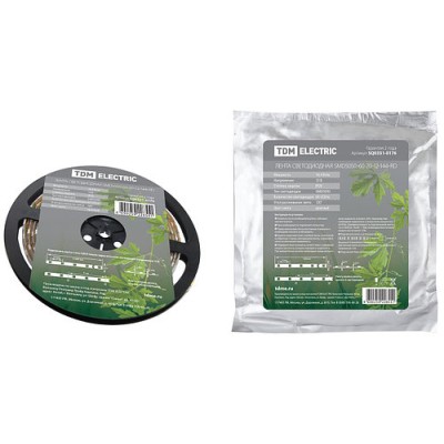 Лента светодиодная SMD5050-60-20-12-144-RD 60LED/м, IP20, 12В, 14,4Вт, красный, (У) TDM Лента светодиодная SMD5050-60-20-12-144-RD 60LED/м, IP20, 12В, 14,4Вт, красный, (У) TDM