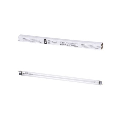 Лампа бактерицидная UVC 15 Вт, T8/G13, безозоновая TDM Лампа бактерицидная UVC 15 Вт, T8/G13, безозоновая TDM