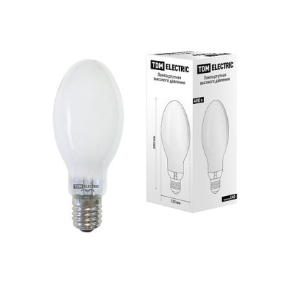 Лампа ртутная высокого давления ДРЛ 400 Вт Е40 TDM Лампа ртутная высокого давления ДРЛ 400 Вт Е40 TDM