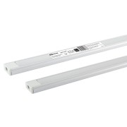 Алюминиевый профиль накладной 1506 (1 м), матовый рассеиватель, 2 заглушки, 2 крепежа TDM